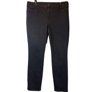Tommy Hilfiger Amherst Skinny Jeans Women's Size 16 Black Denim